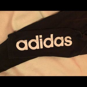 black adidas leggings